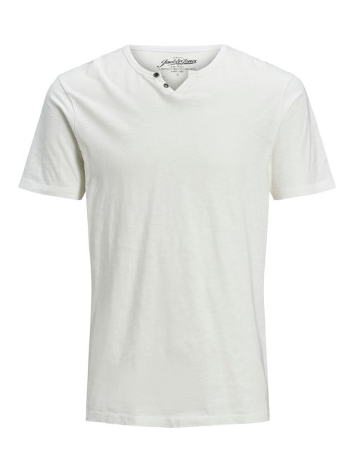 SPLIT NECK T-SHIRT