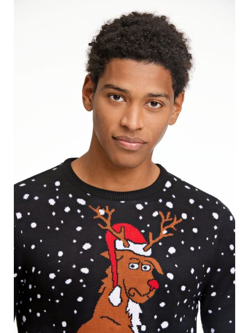 ÜNNEPI MINTÁS INTERAKTÍV PULÓVER 