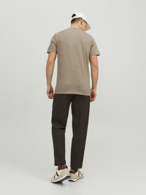 SPLIT NECK T-SHIRT