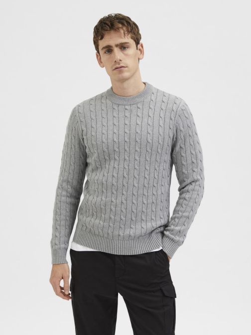 STRUCTURE KNITTED PULLOVER