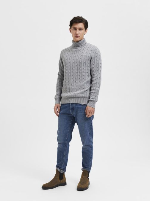 ORGANIC COTTON KNITTED PULLOVER