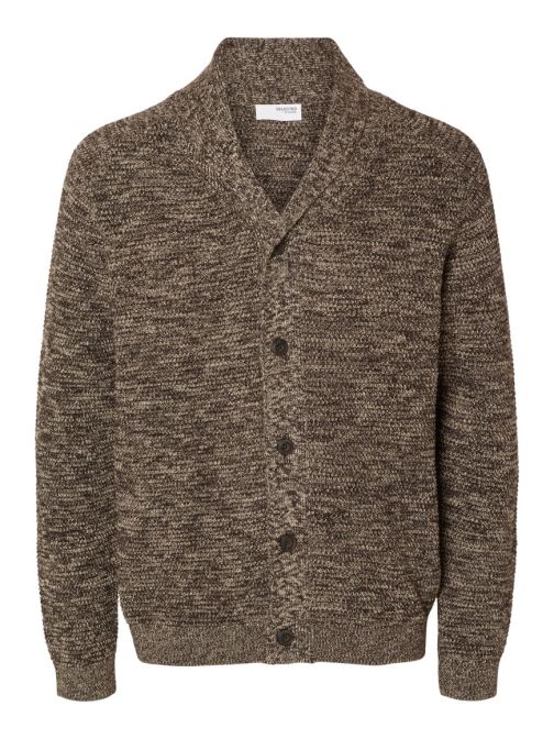 KNITTED COTTON CARDIGAN