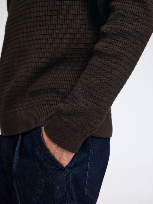 ORGANIC COTTON KNITTED PULLOVER
