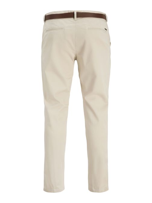SLIM FIT CHINO PANTS WITH BELT