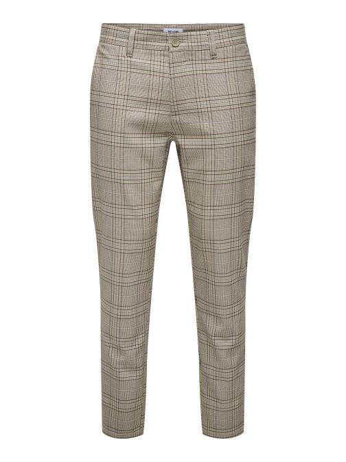 SLIM FIT KOCKÁS NADRÁG 