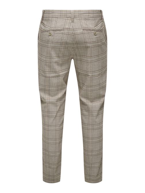 SLIM FIT KOCKÁS NADRÁG 