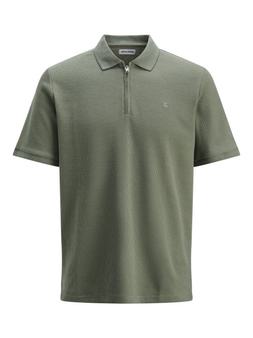 ZIPPED POLO SHIRT