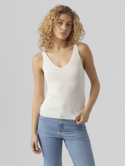V-NYAKÚ BORDÁZOTT TOP 