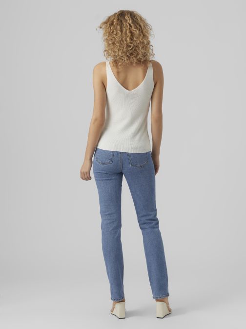 V-NYAKÚ BORDÁZOTT TOP 