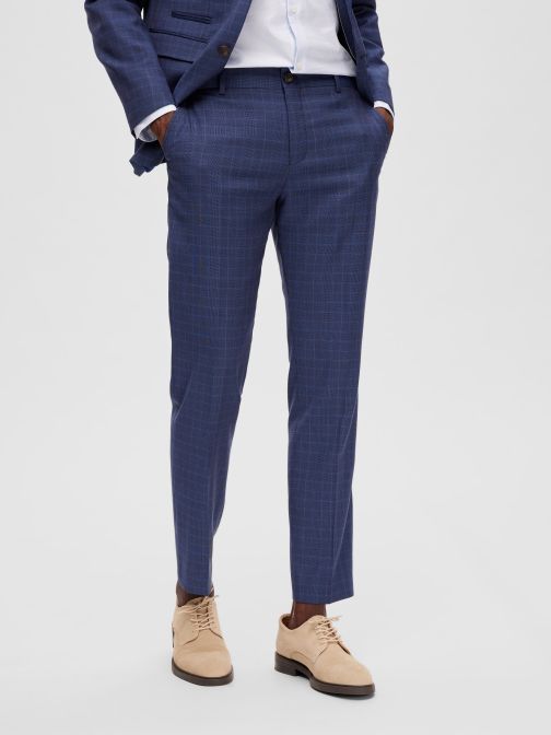 SLIM FIT SUIT TROUSERS
