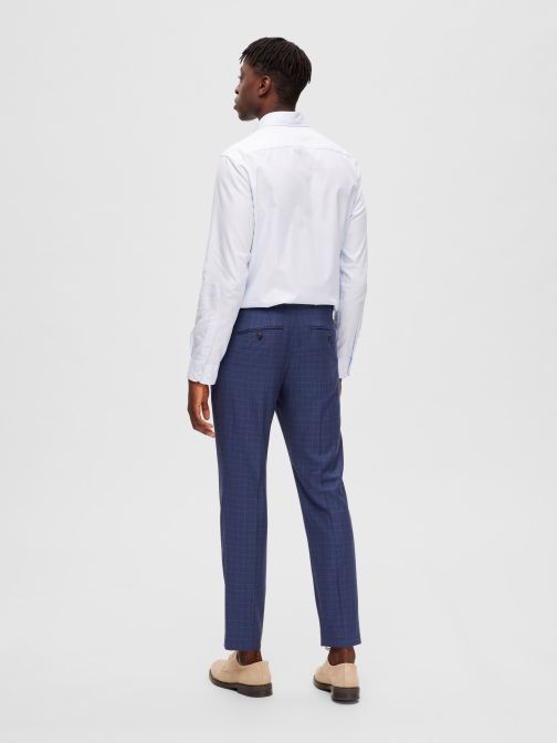 SLIM FIT SUIT TROUSERS