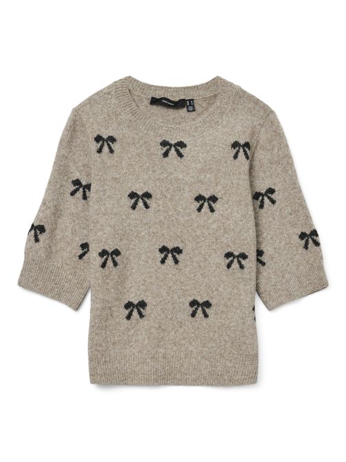 O-NYAKÚ KÖTÖTT PULÓVER  