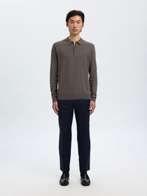 FÉLIG CIPZÁRAS PULÓVER 