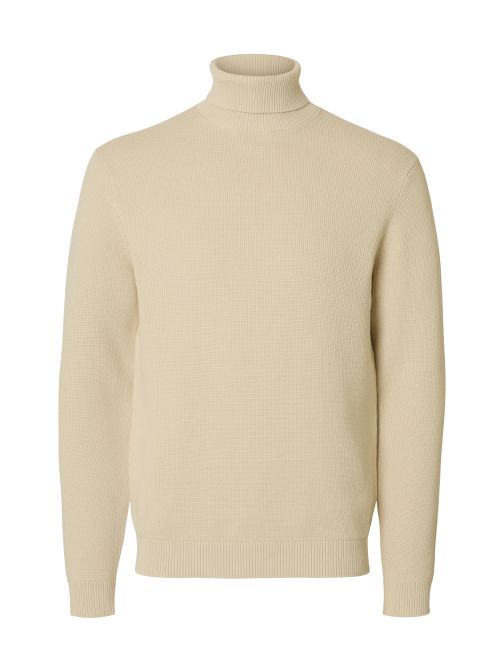 KNITTED ROLL NECK PULLOVER