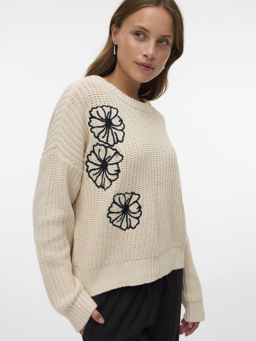 O-NYAKÚ KÖTÖTT PULÓVER 