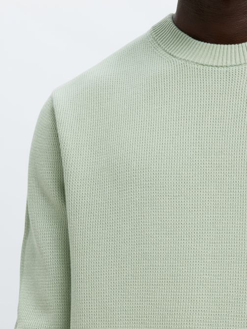 ORGANIC COTTON KNITTED PULLOVER