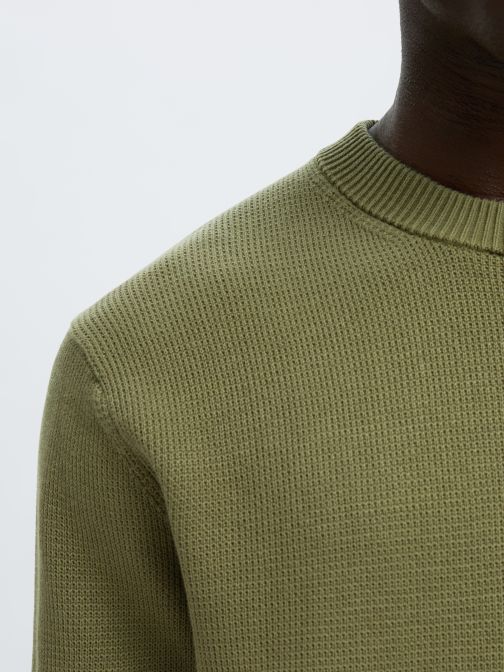 ORGANIC COTTON KNITTED PULLOVER