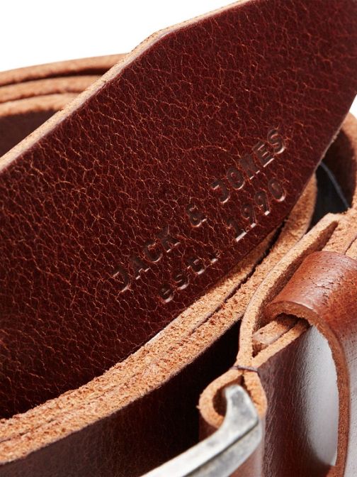 JJIPAUL JJLEATHER BELT NOOS Black Coffee
