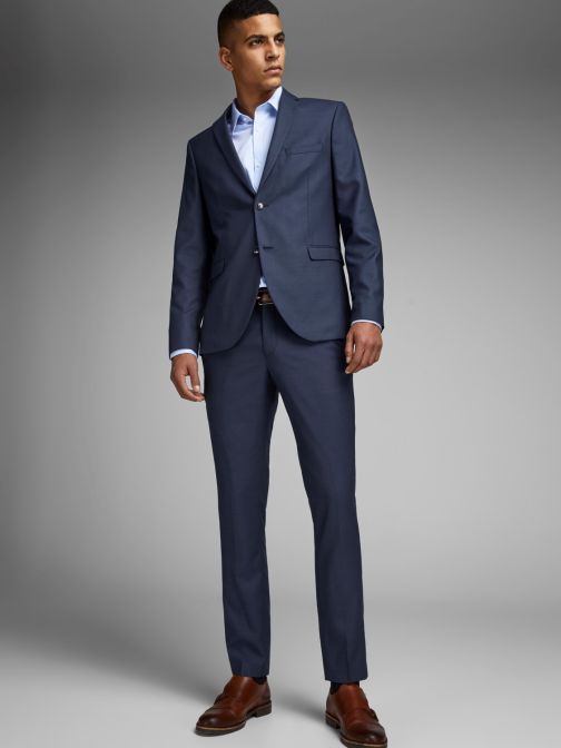 SLIM FIT SUIT TROUSERS